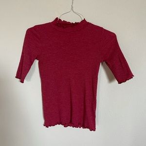 Anthropologie Quarter Sleeve Sweater Tee